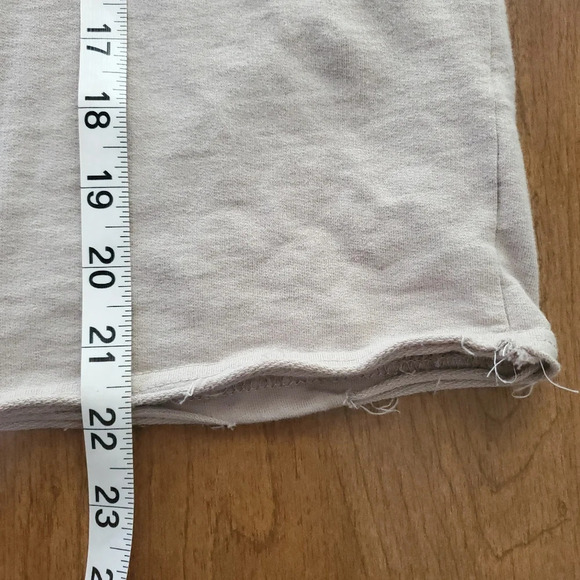 A Pictures Worth Womens Colorblock Top Medium Tan White Roll Up Sleeve S… - Picture 4 of 9